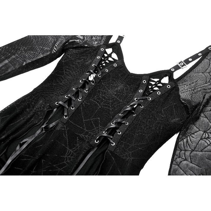 The Gothic Elegant Spider Long Dress (✦ Dark In Love) DW1061