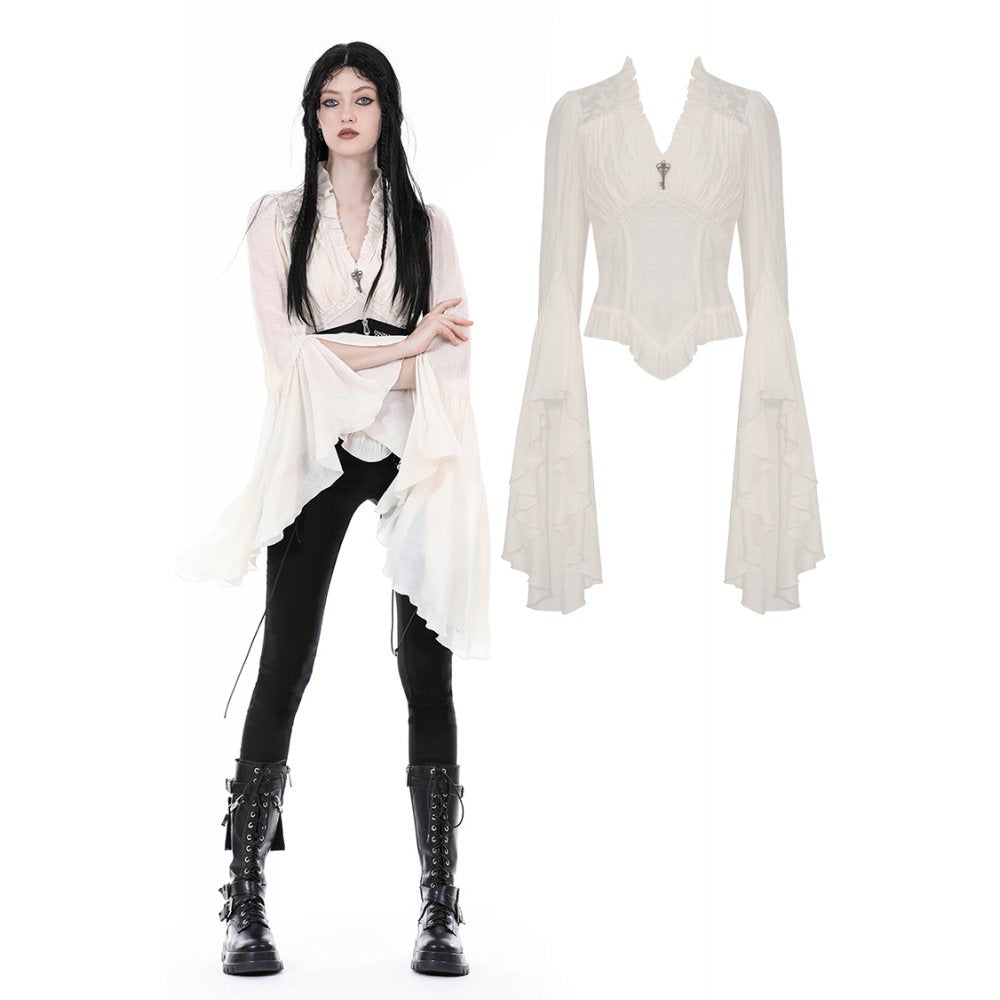 Steampunk big sleeves top (✦ Dark In Love) TW527