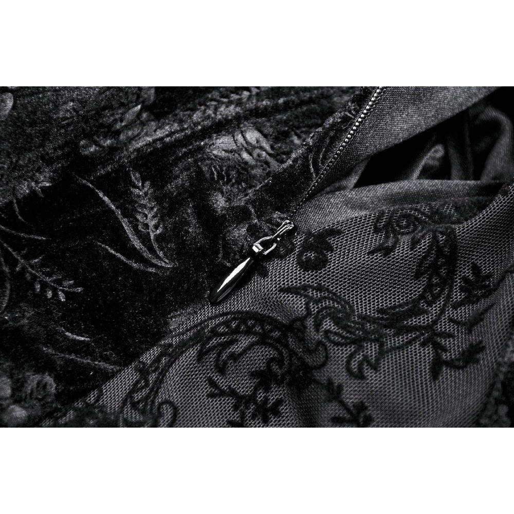 Gothic embroidered big sleeves sexy dreamy dress (✦ Dark In Love)