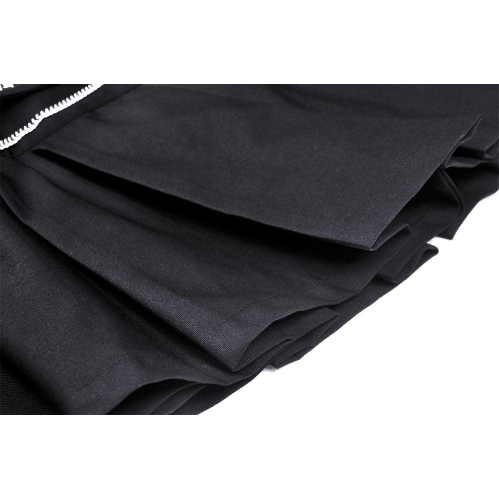 Pleated mini skirt with bag (✦ Dark In Love) KW209