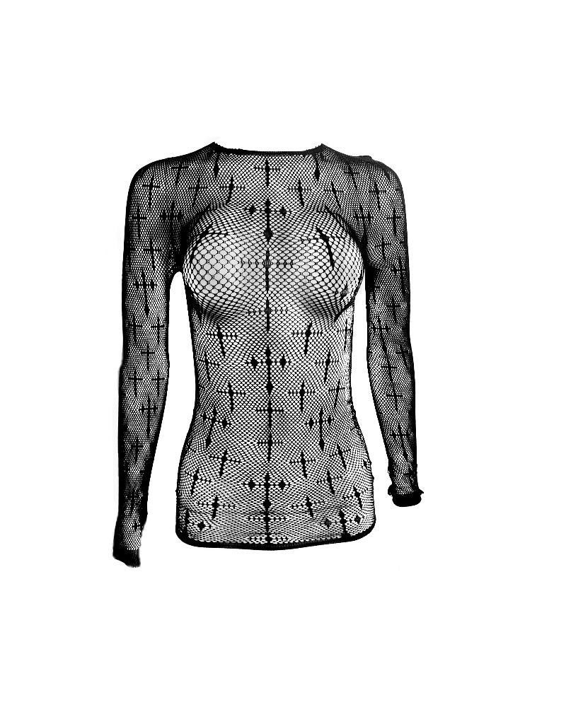 Aderlass Cross Top Longsleeve (Black) (✦ Aderlass)