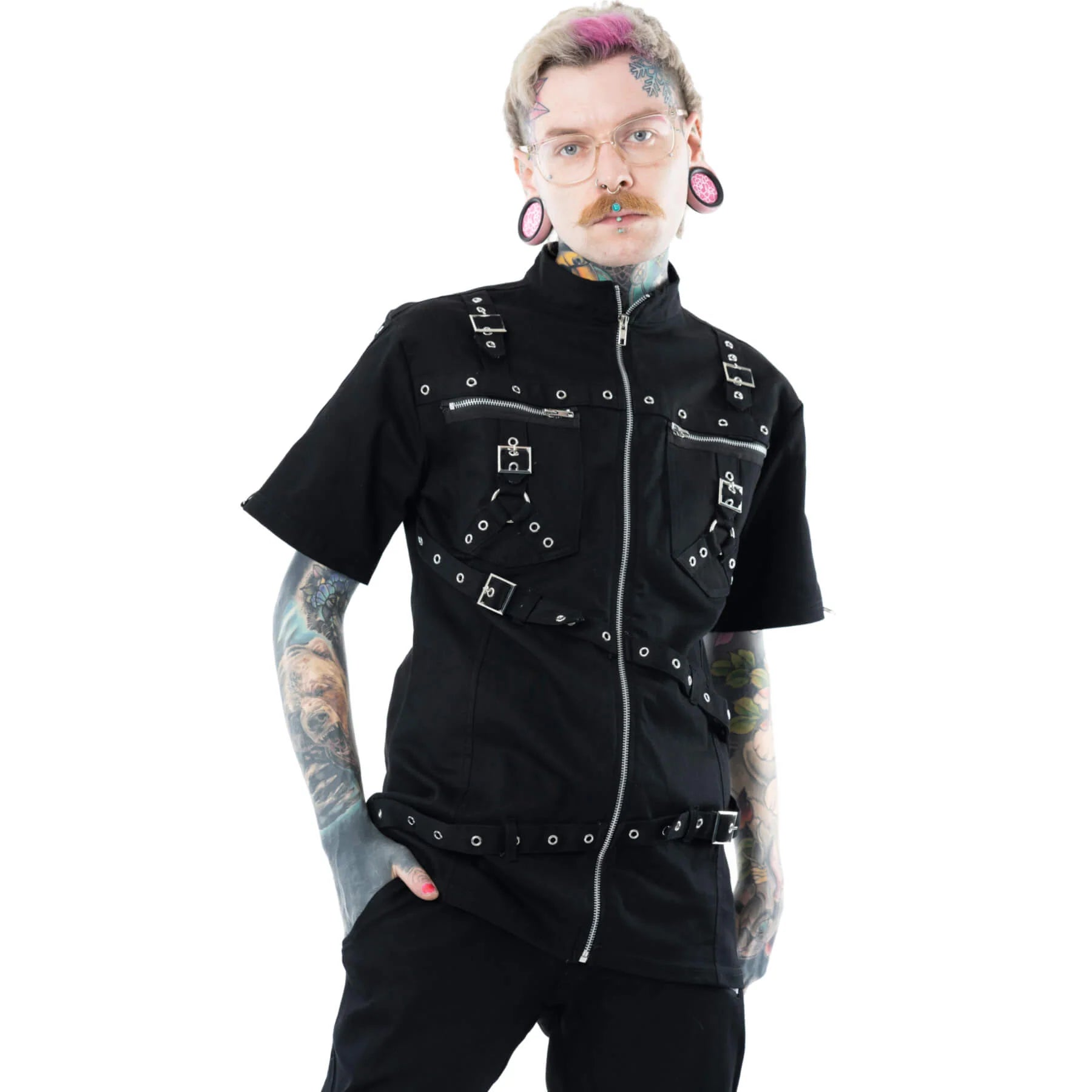 Bates Shirt (Black) (✦ Poizen Industries)