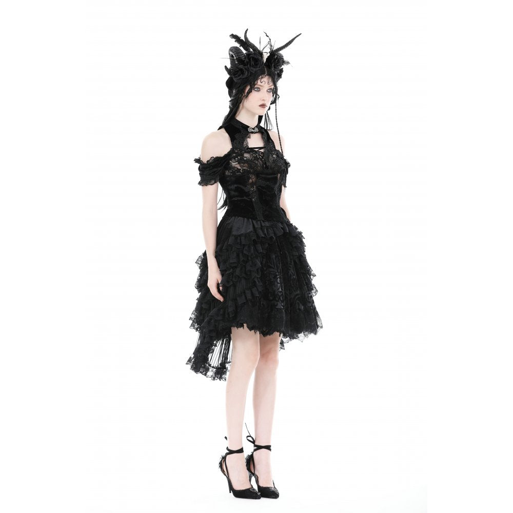 Gothic pattern doll skirt (✦ Dark In Love)