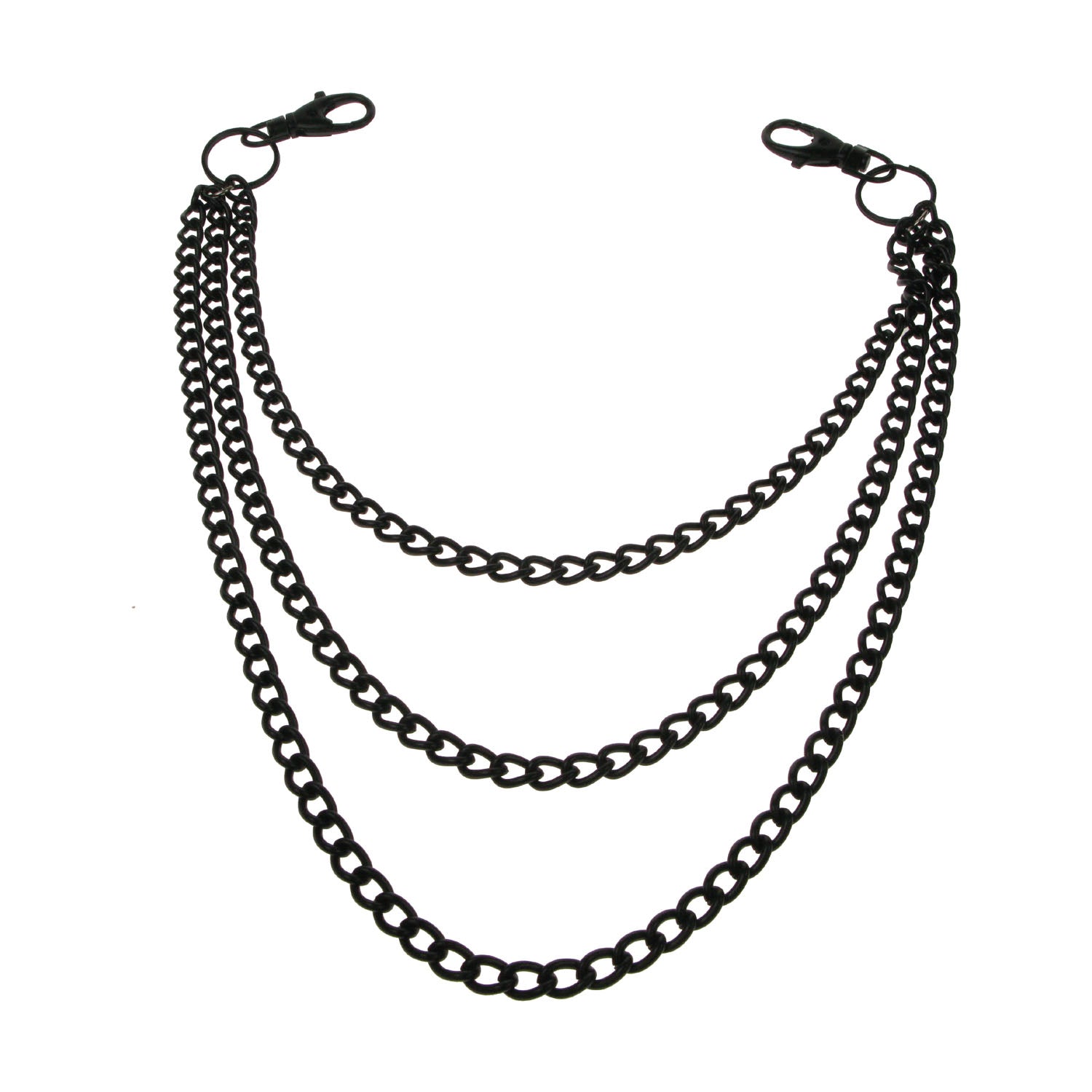 Triple Metal Chain (Black)