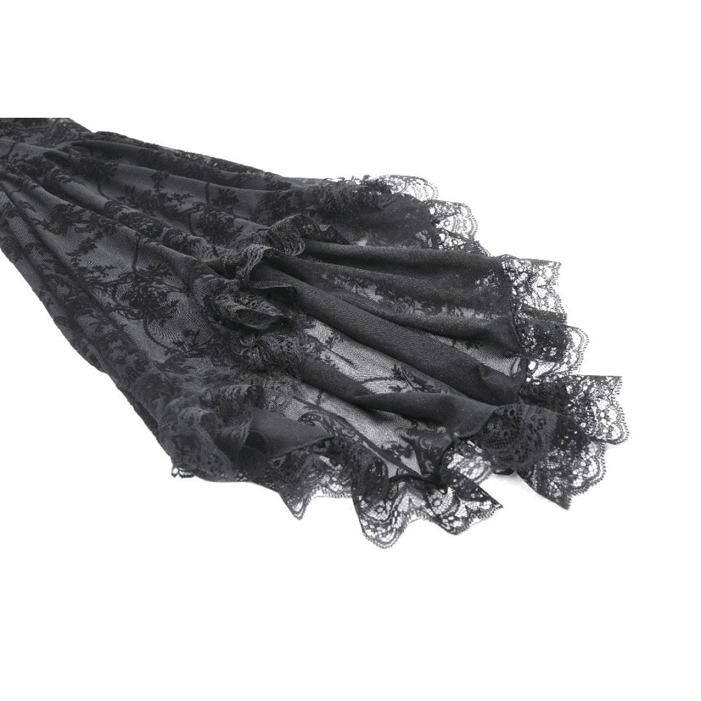 Gothic embroidered big sleeves sexy dreamy dress (✦ Dark In Love)