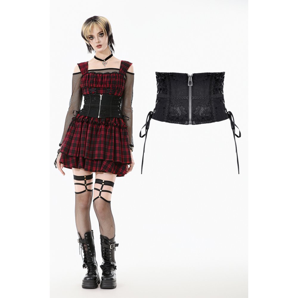 Gothic Lace Waist Corset (✦ Dark In Love)