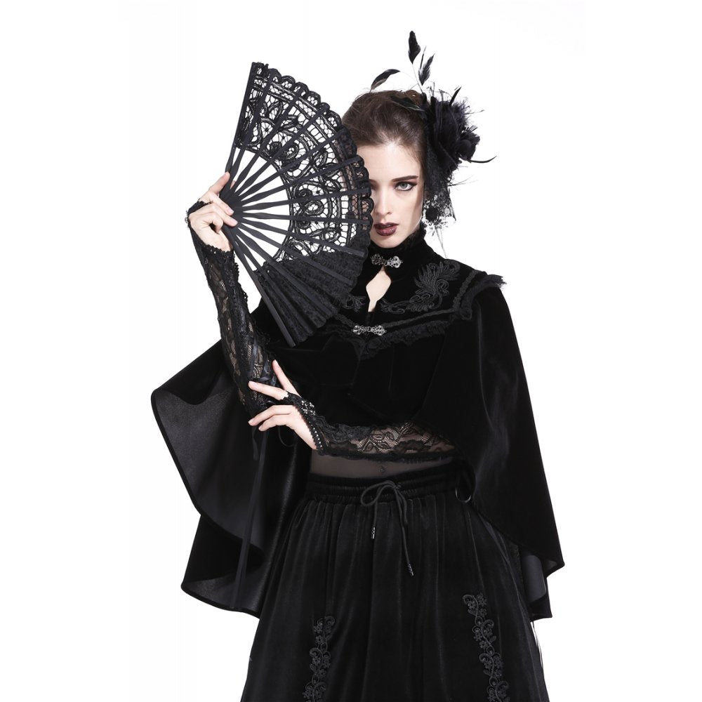 Gothic Lace Fan (✦ Dark In Love) AFN003