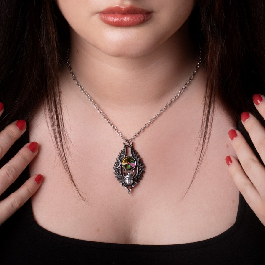 Dea Umbra Nili – Dark Goddess Of The Nile Necklace (✦ Alchemy England)