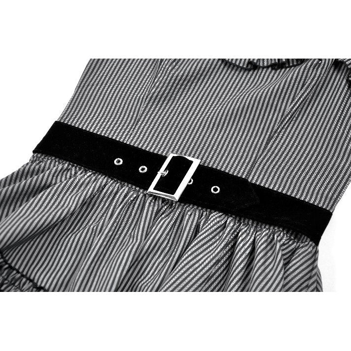 Striped Gothic Mini Dress (✦ Dark In Love) DW1152