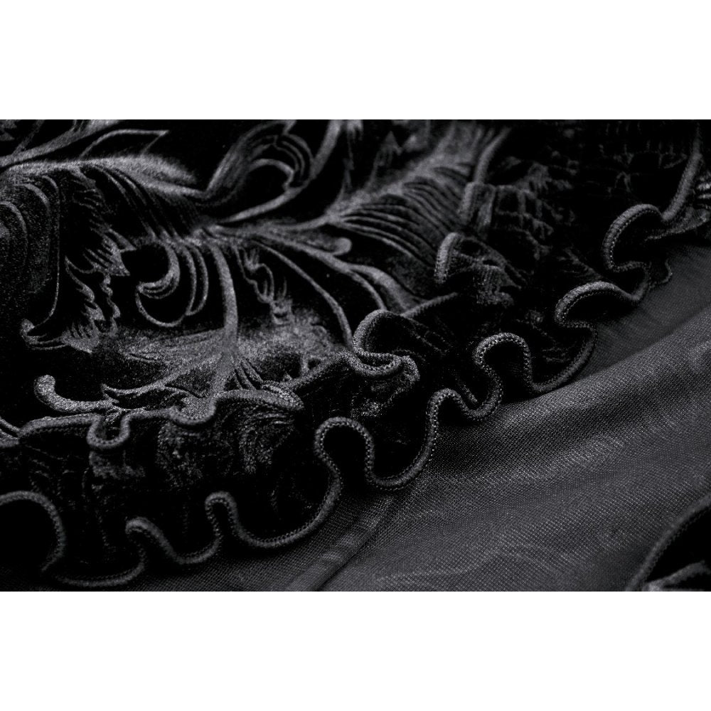 Gothic patterned velvet lace flared sleeves shrug (✦ Dark In Love) BW119