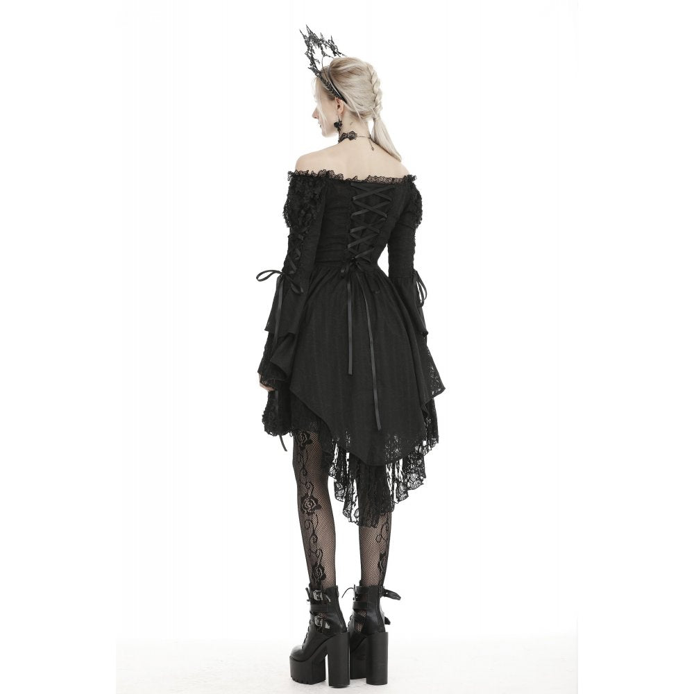Gothic decadent longsleeves cocktail dress (✦ Dark In Love)