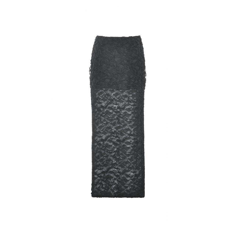 Punk devil hands high low skirt (✦ Dark In Love)
