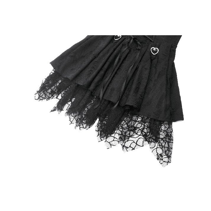 Gothic Dark Demon Pleated Dress (✦ Dark In Love)