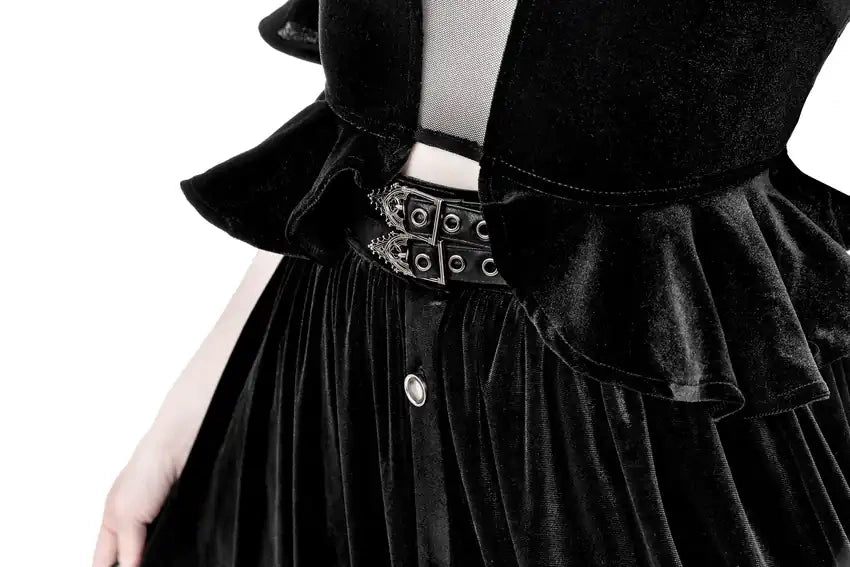 CRYPT VELVET MIDI SKIRT (✦ Restyle)