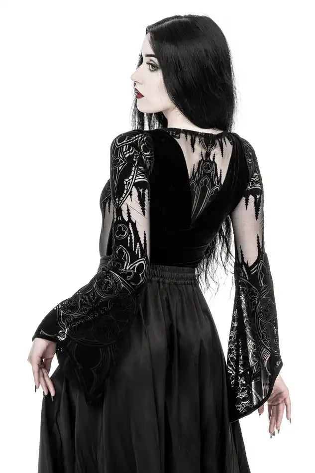 GOTHIC CHAPEL BODYSUIT V-NECK (✦ Restyle)