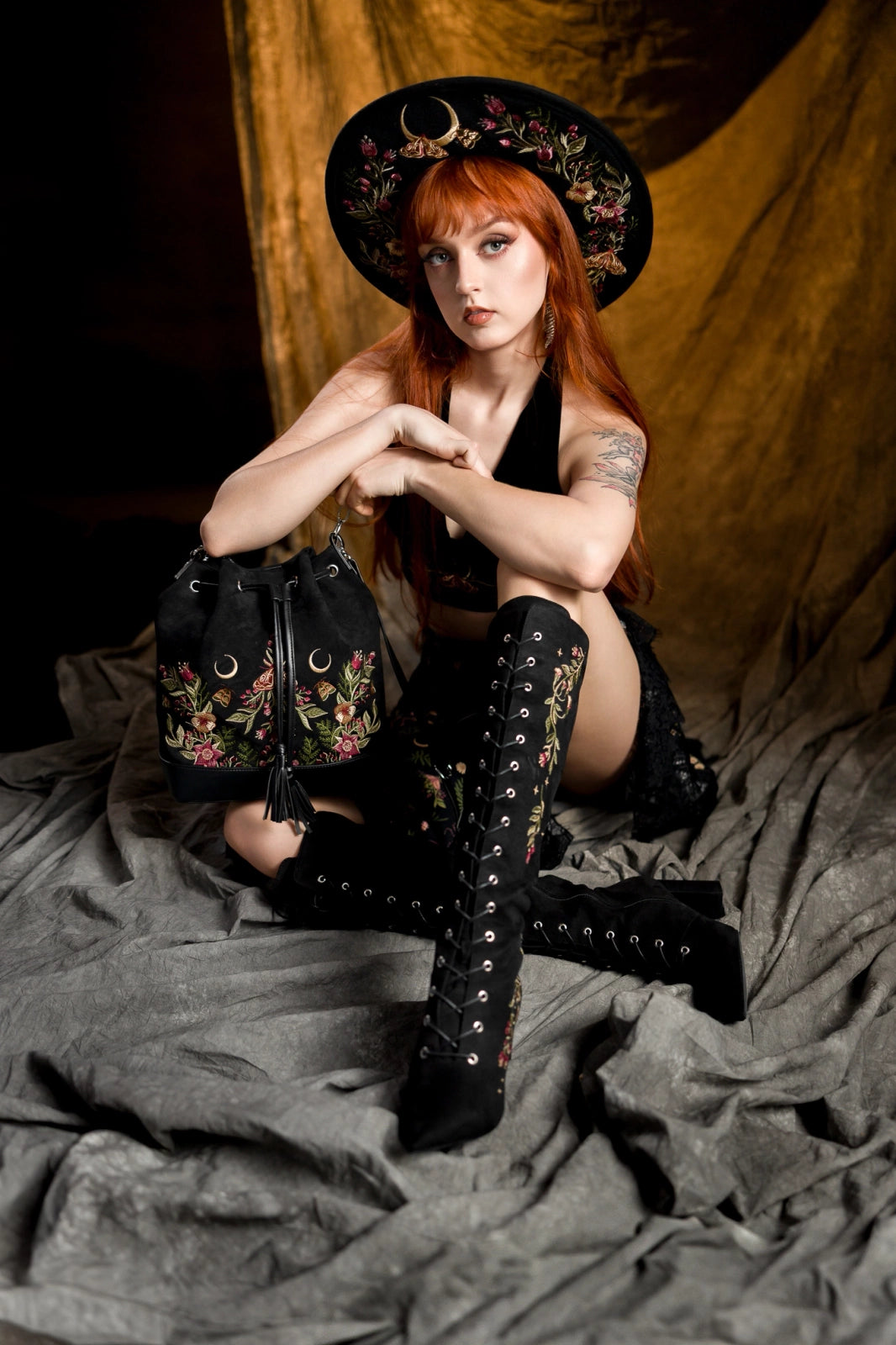WILDFLOWER WIDE BRIM HAT (✦ Restyle)