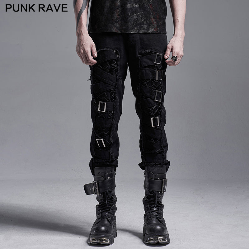 Gothboy Decadent Pants (Black) (✦ Punk Rave) WK-450XCM