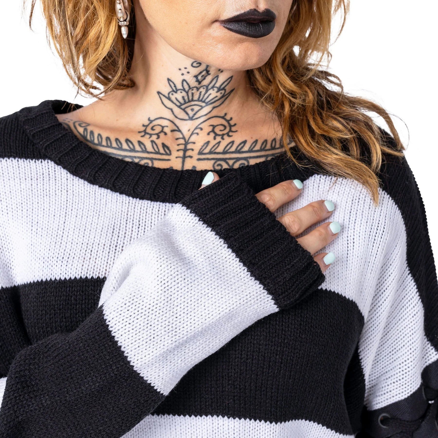 Hypnosis Top (Black/White) (✦ Heartless)