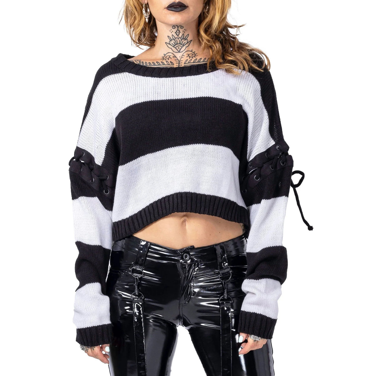 Hypnosis Top (Black/White) (✦ Heartless)