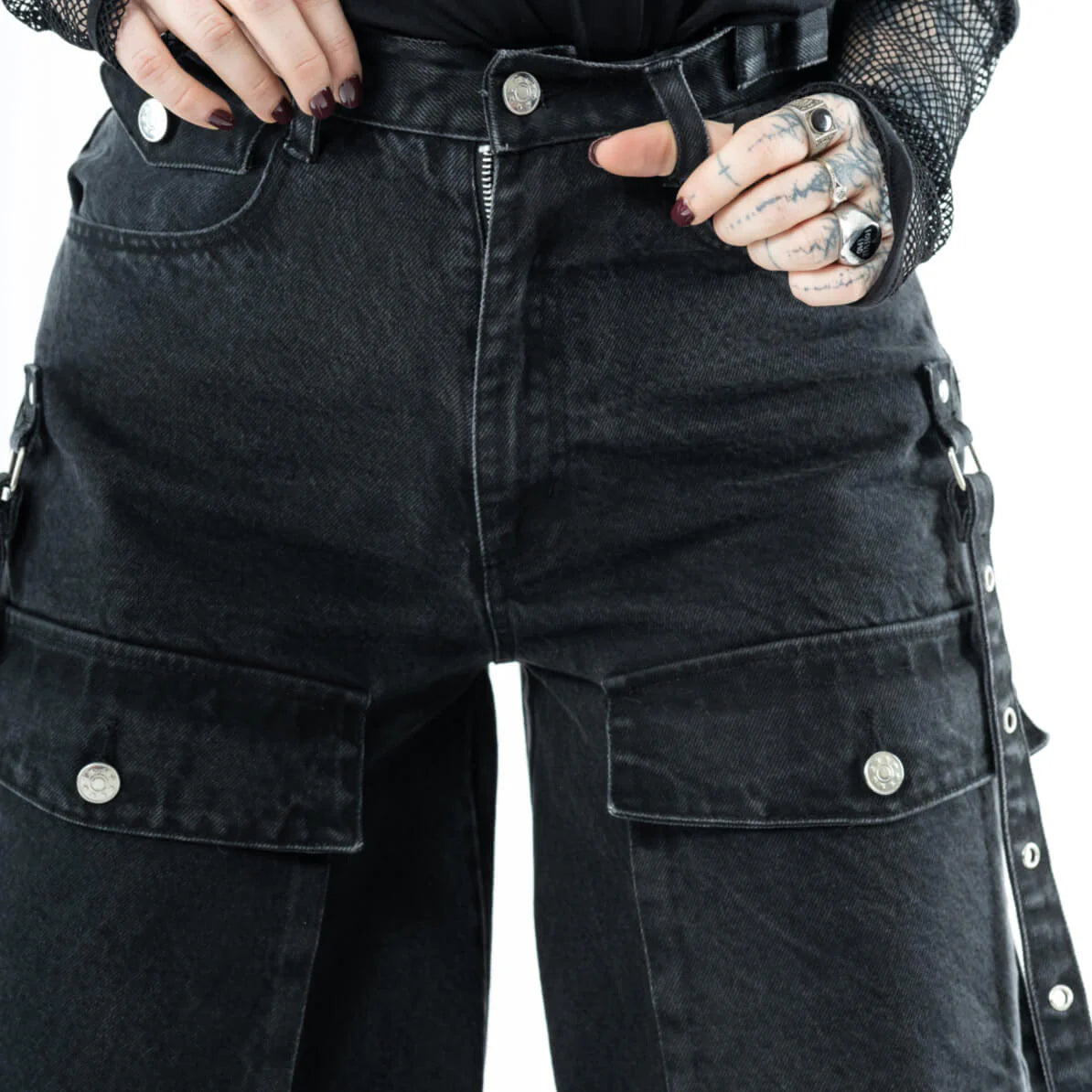 Jaycee Jeans (Black Stone Wash)