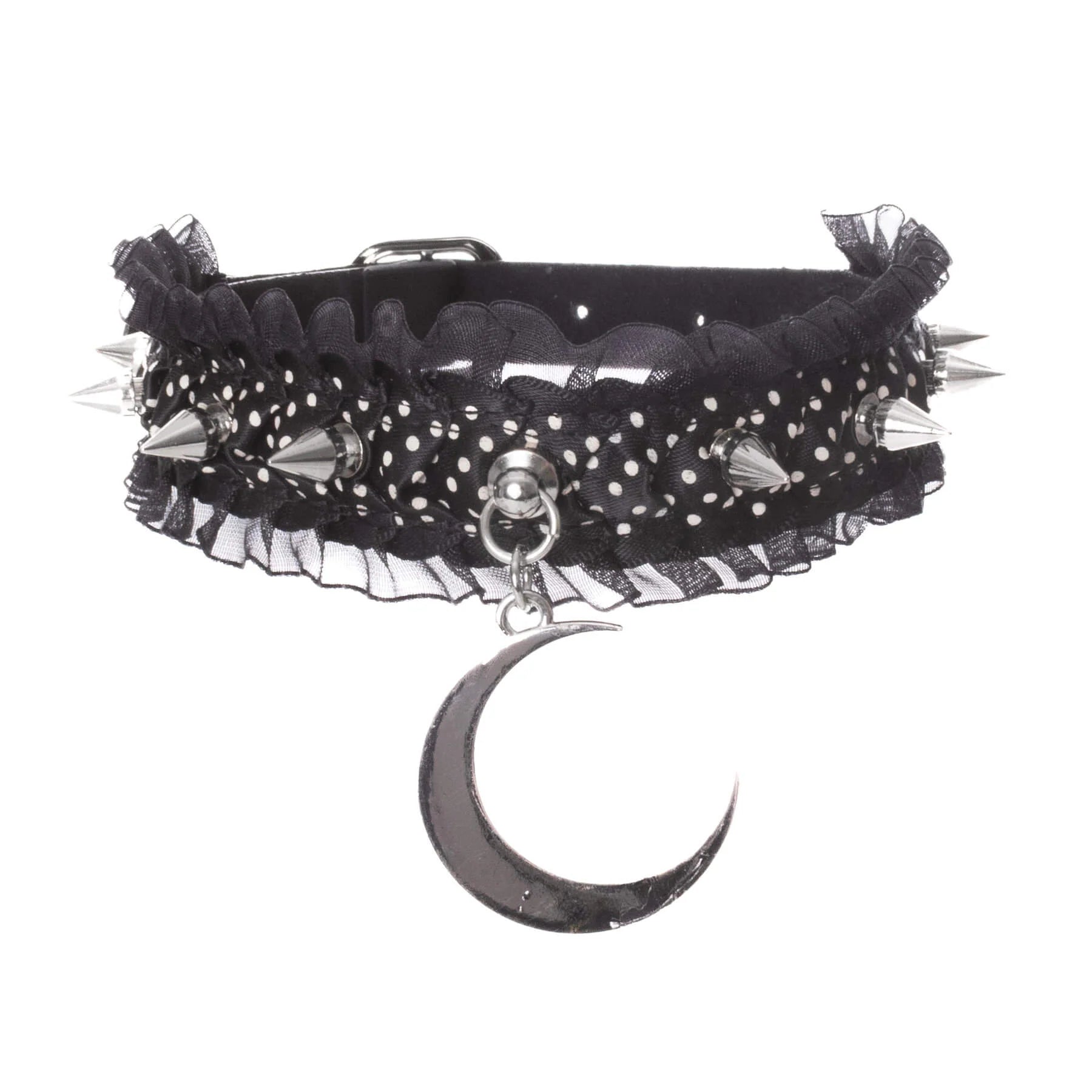 Vegan Neckband: Midnight Choker (✦ Poizen Industries)