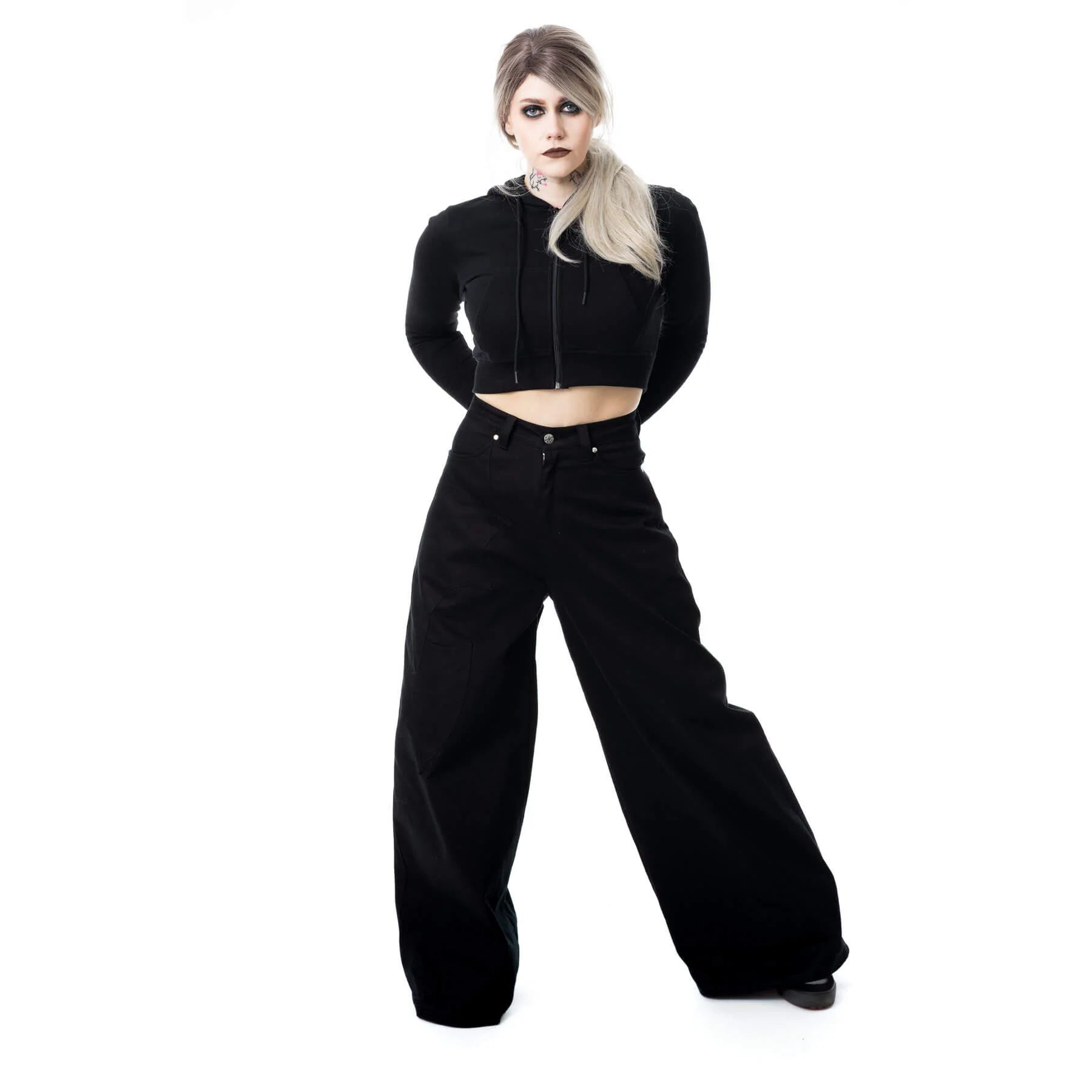Nocturne Long Leg Pants (✦ Hearless) (Black)