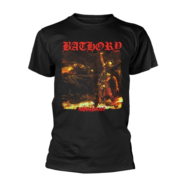 Bathory Unisex T-Shirt: Hammerheart (Black)