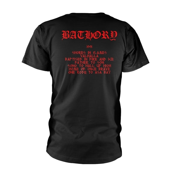 Bathory Unisex T-Shirt: Hammerheart (Black)