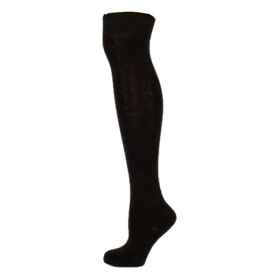 Overknee Socks (Plain Black)