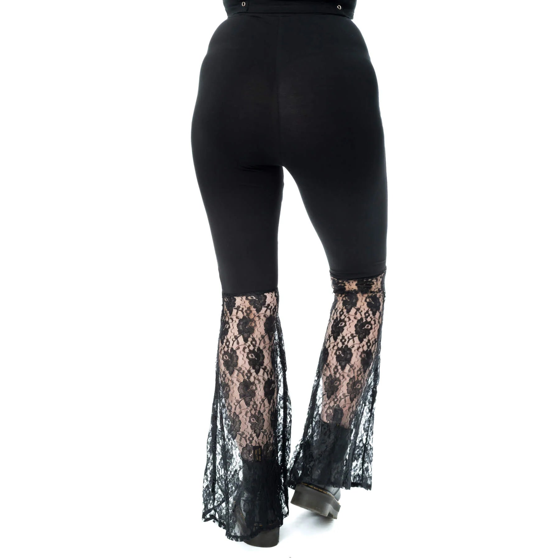 Widows Veil Flared Pants (Black) (✦ Poizen Industries)