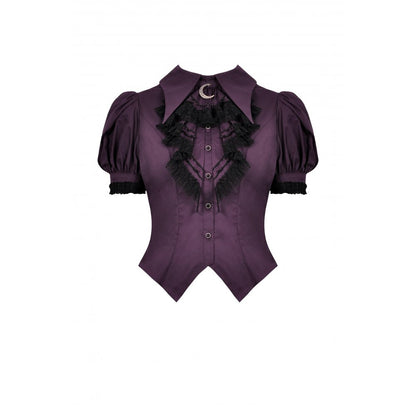 Frilly collar moon blouse (✦ Dark In Love) IW099
