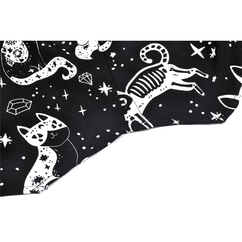 Star divination leisure vacation blouse (✦ Dark In Love)