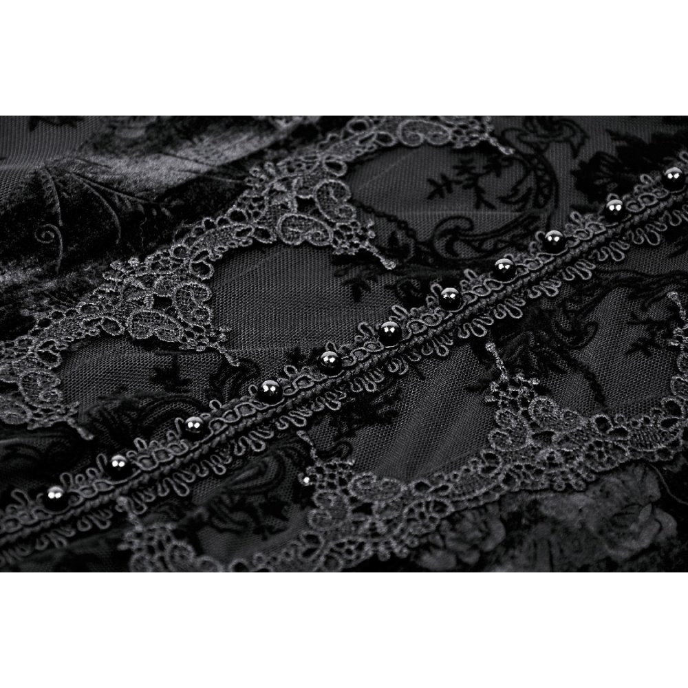 Gothic embroidered big sleeves sexy dreamy dress (✦ Dark In Love)
