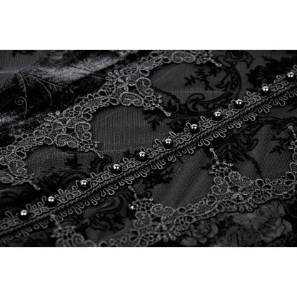 Gothic embroidered big sleeves sexy dreamy dress (✦ Dark In Love)