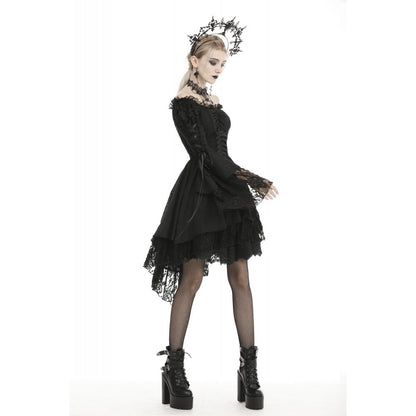 Gothic decadent longsleeves cocktail dress (✦ Dark In Love)