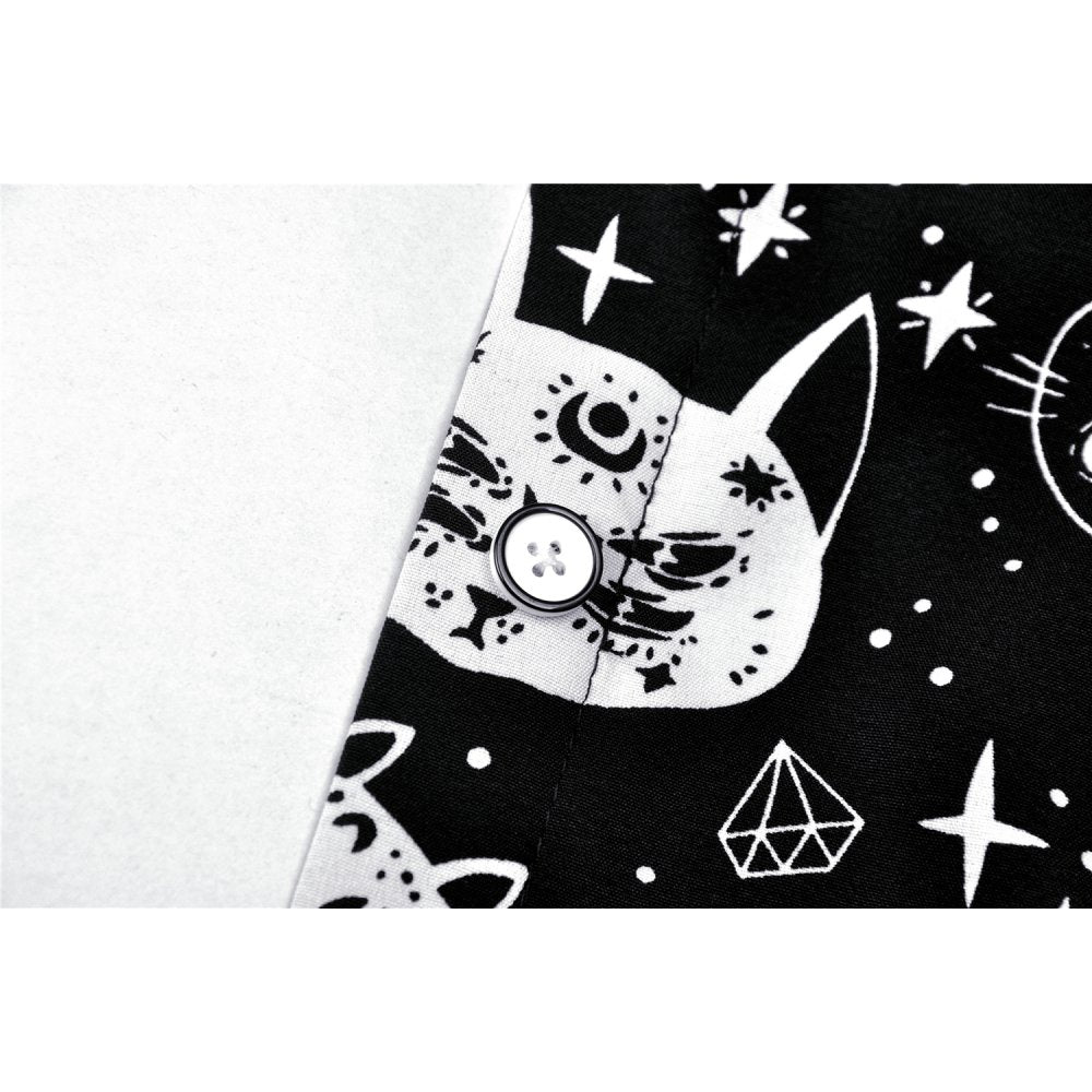 Star divination leisure vacation blouse (✦ Dark In Love)