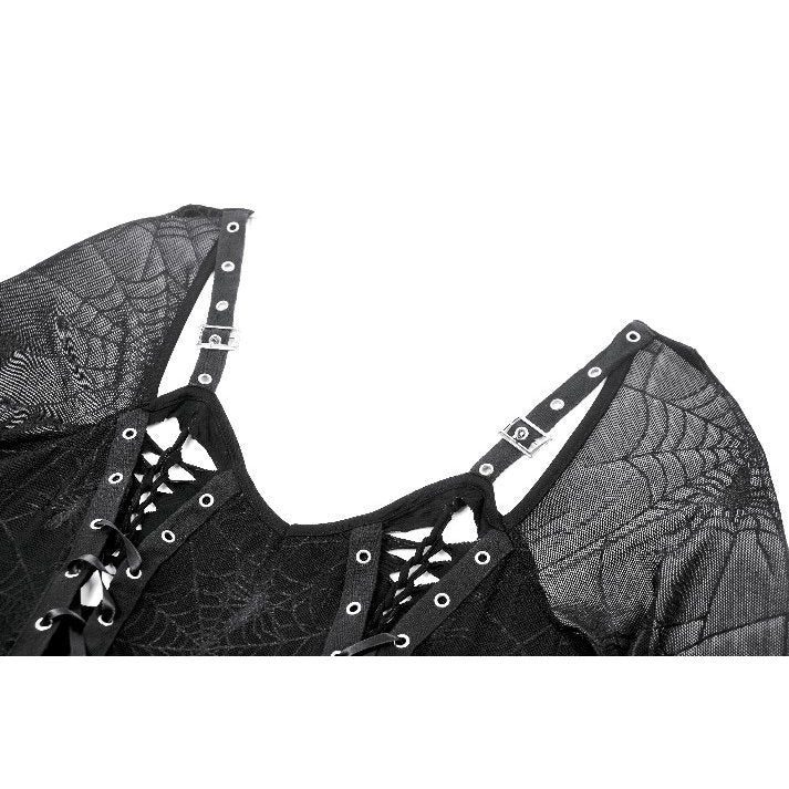 The Gothic Elegant Spider Long Dress (✦ Dark In Love) DW1061