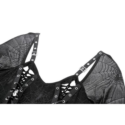 The Gothic Elegant Spider Long Dress (✦ Dark In Love)