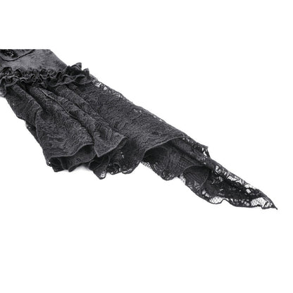 Gothic patterned velvet lace flared sleeves shrug (✦ Dark In Love) BW119