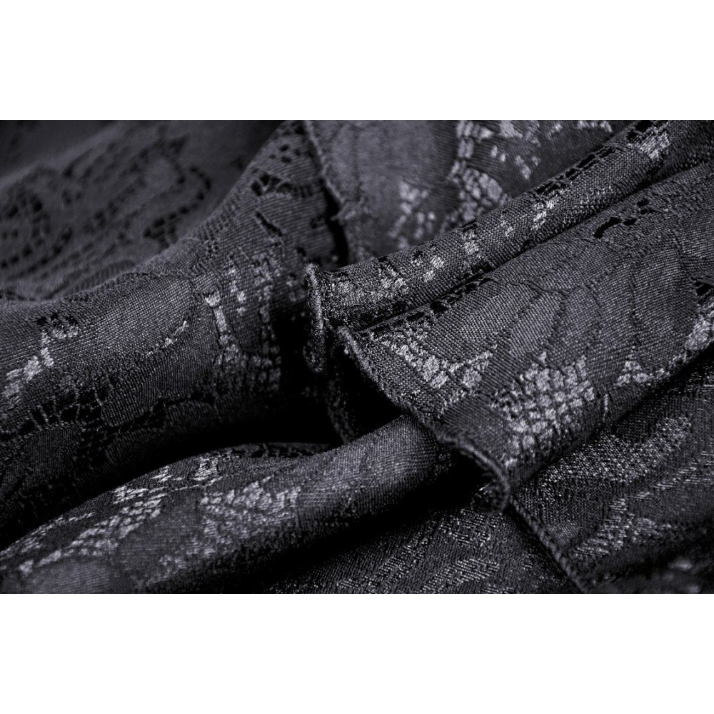 Gothic luxe court jacquard-lace empire waist skirt (✦ Dark In Love) KW202