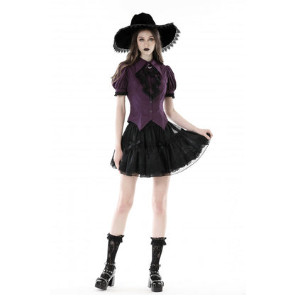 Frilly collar moon blouse (✦ Dark In Love) IW099