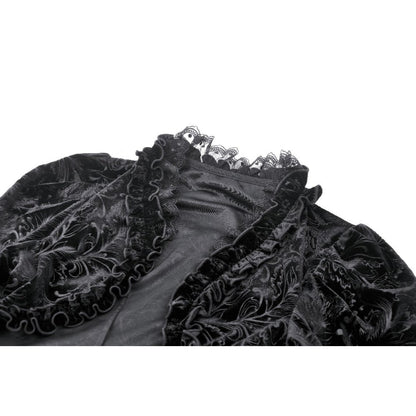Gothic patterned velvet lace flared sleeves shrug (✦ Dark In Love) BW119
