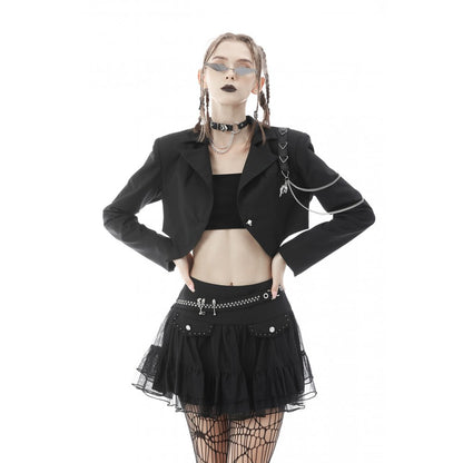 Devil magic sexy crop jacket (✦ Dark In Love) jw232