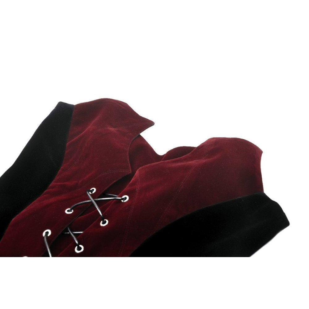 Gothic Scarlet Bats Corset (✦ Dark In Love) CW071