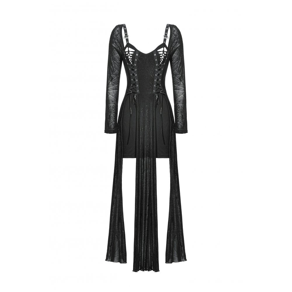 The Gothic Elegant Spider Long Dress (✦ Dark In Love) DW1061