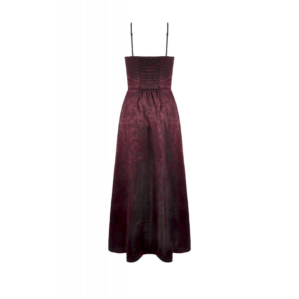 Asymmetric Layered Lace Ruffle Dress (✦ Dark In Love) DW1142