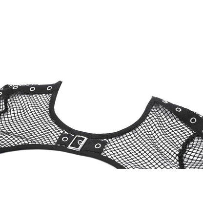 Tech-Punk Elastic Mesh Shrug (✦ Dark In Love) BW150