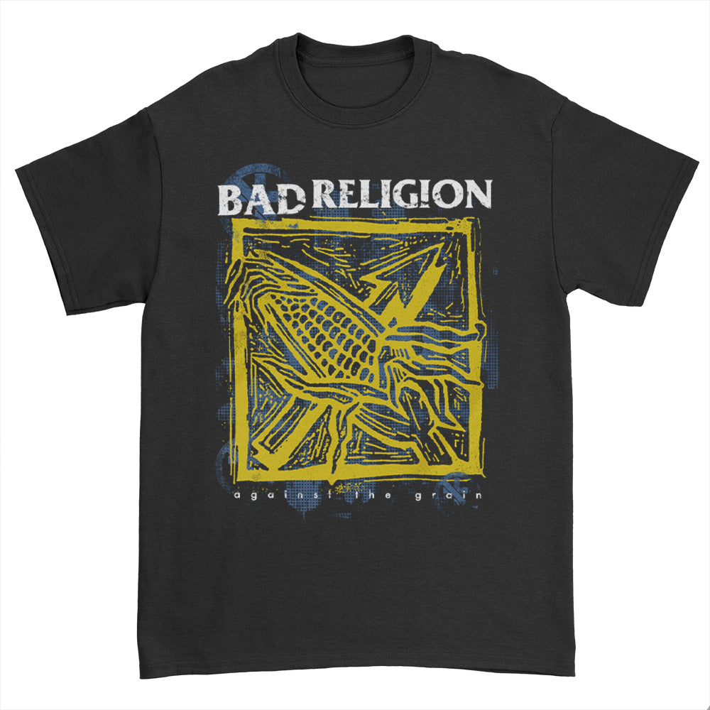 Bad Religion Unisex T-Shirt: Against The Grain Halftone (Black)