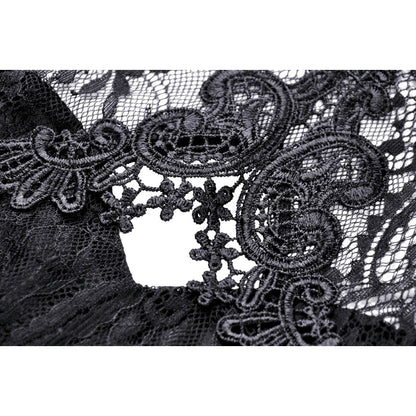 Gothic sexy halter off the shoulders lace dress (✦ Dark In Love)