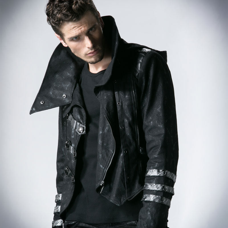 SOLD! Gothic Mens Long Winter Coat (✦ Punk Rave) Y-364 - ONE-OFF/Einzelstück - Size X-Large